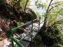 le nuove passerelle sotto le mura della Sacra